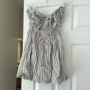 Mini Tie-Up Dress